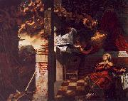 Jacopo Robusti Tintoretto The Annunciation Spain oil painting artist
